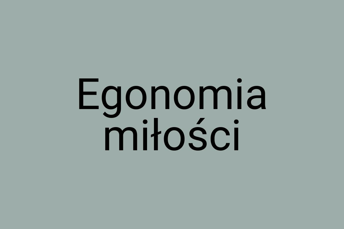 Egonomia miłości