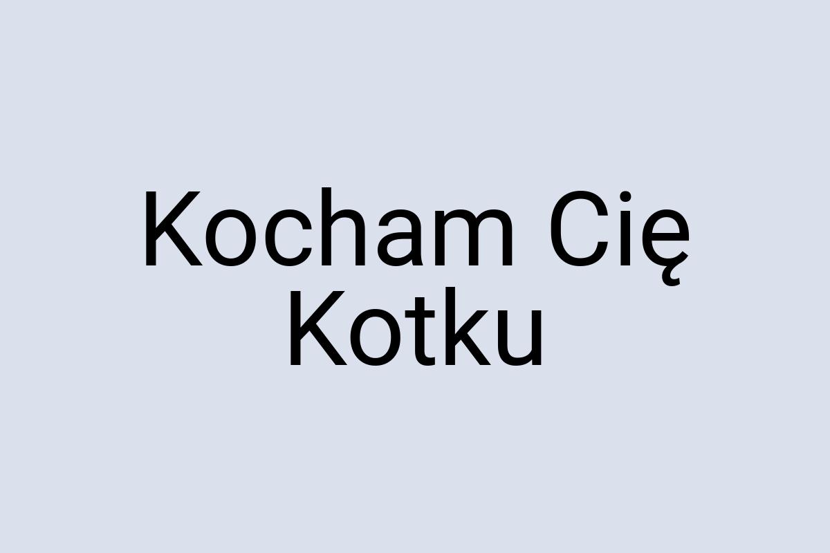 Kocham Cię Kotku