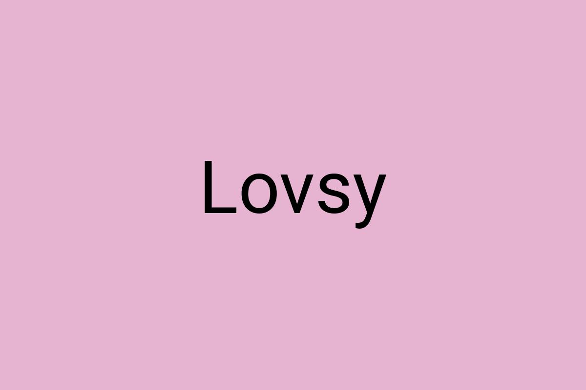 Lovsy