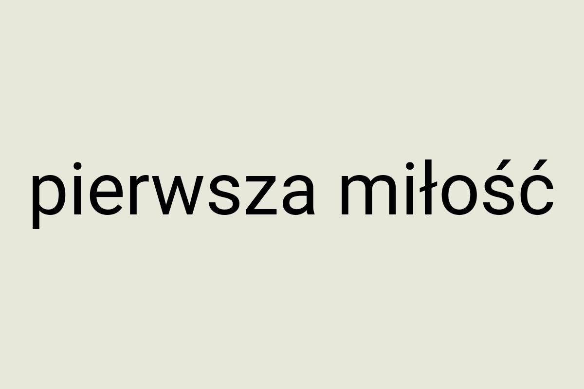 Pierwsza miłość