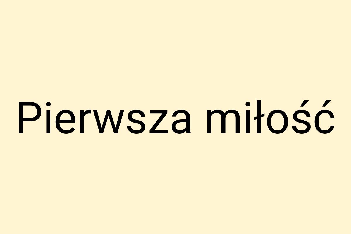 Pierwsza miłość