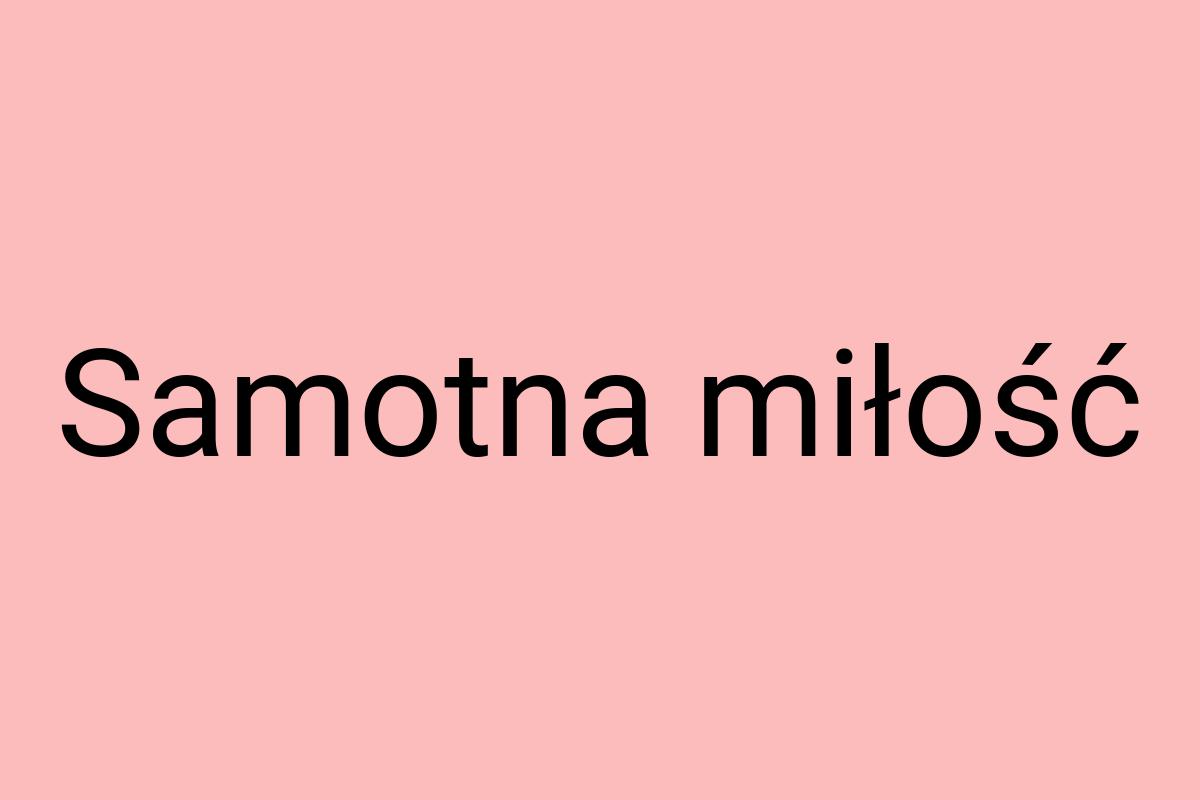 Samotna miłość