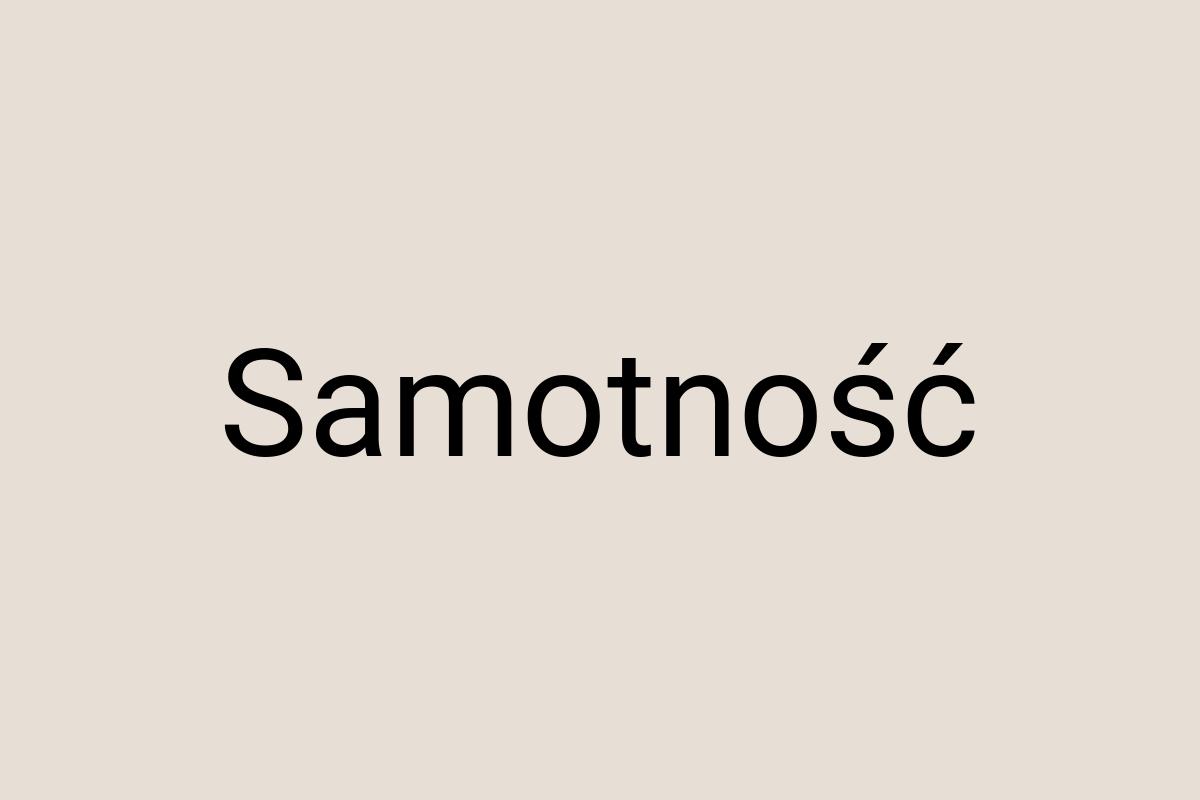 Samotność