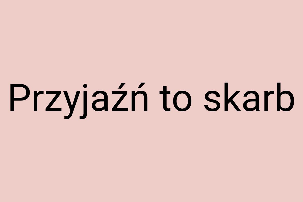 Przyjaźń to skarb