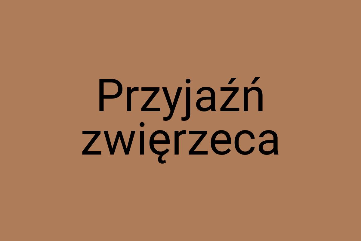 Przyjaźń zwięrzeca