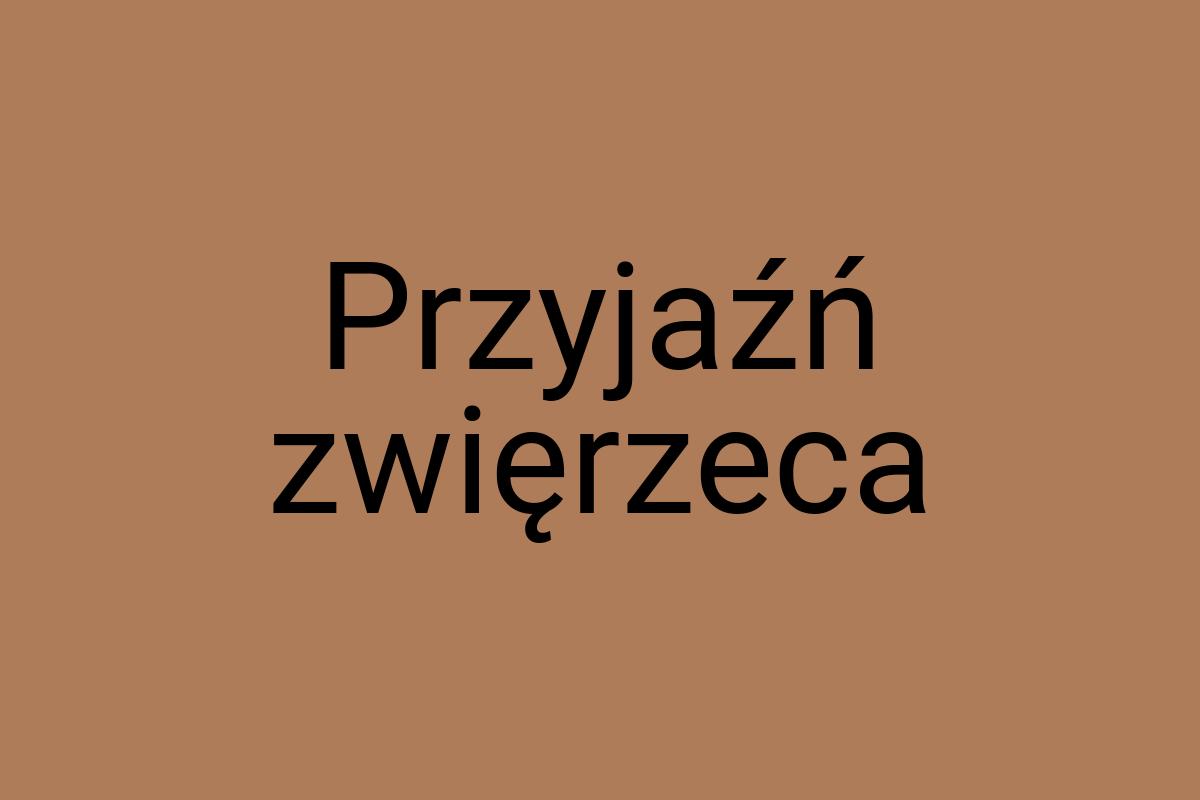 Przyjaźń zwięrzeca