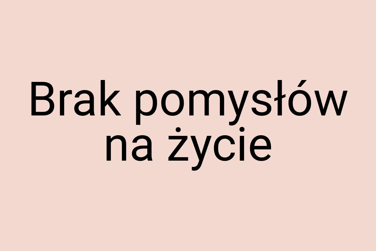 Brak pomysłów na życie