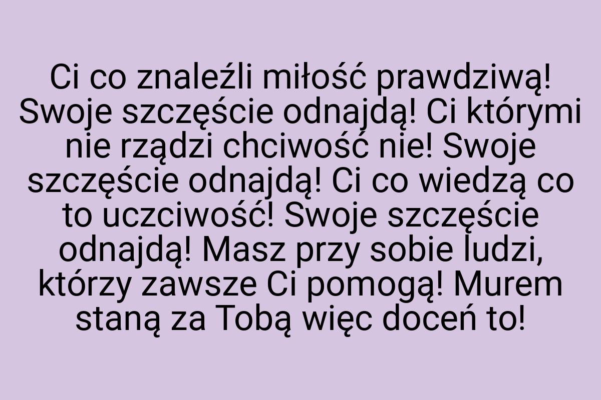 Ci co znaleźli miłość prawdziwą! Swoje szczęście odnajdą