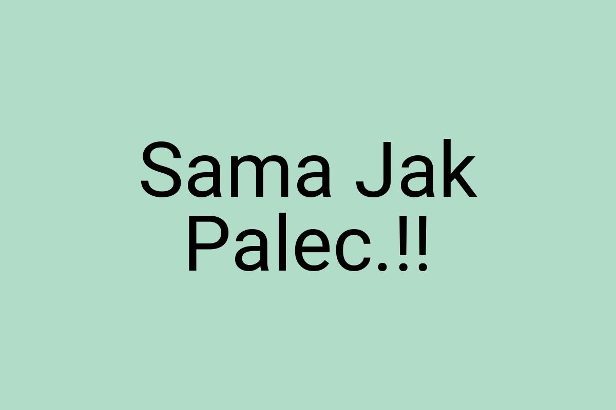 Sama Jak Palec