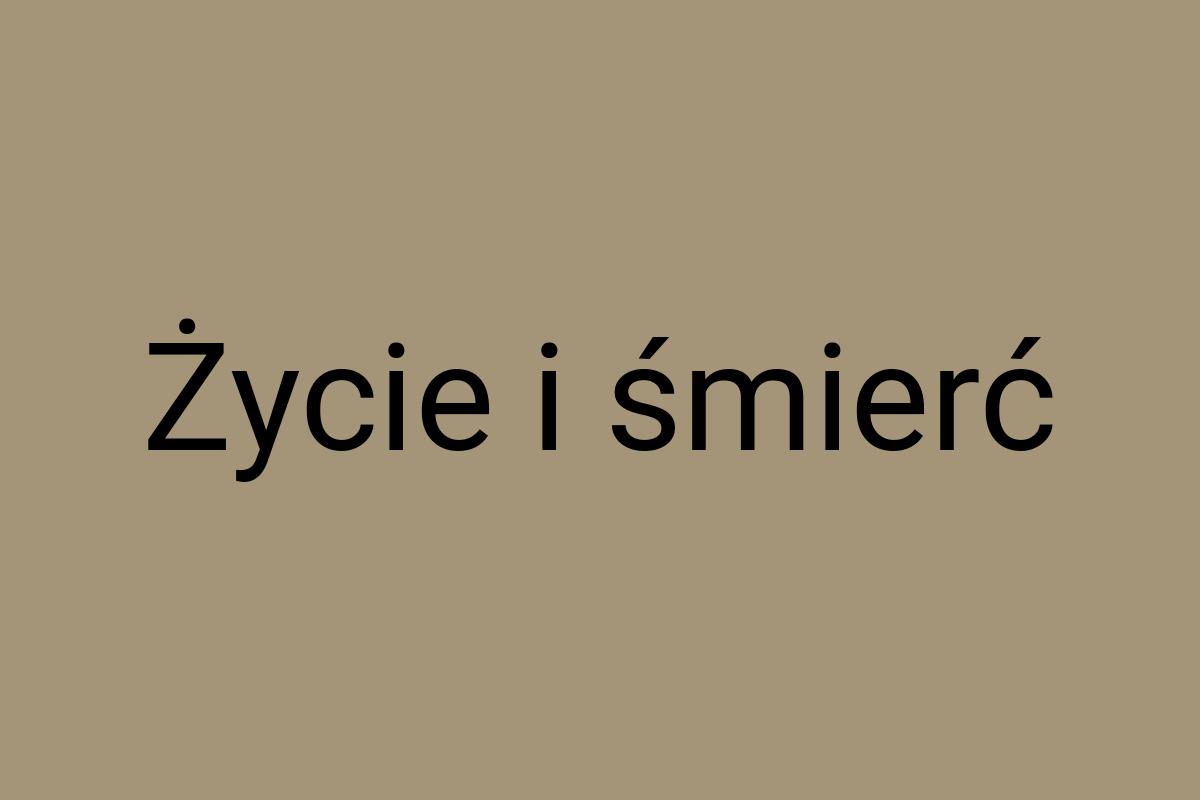 Życie i śmierć