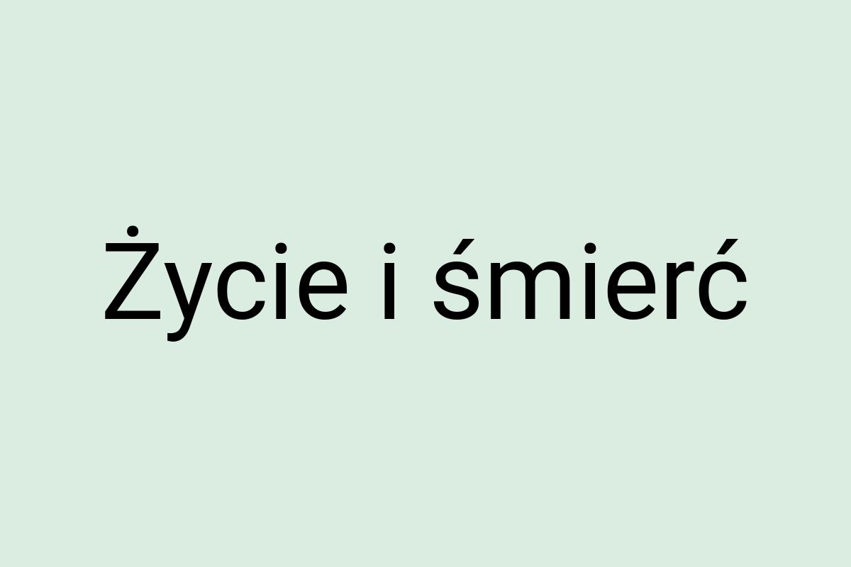 Życie i śmierć