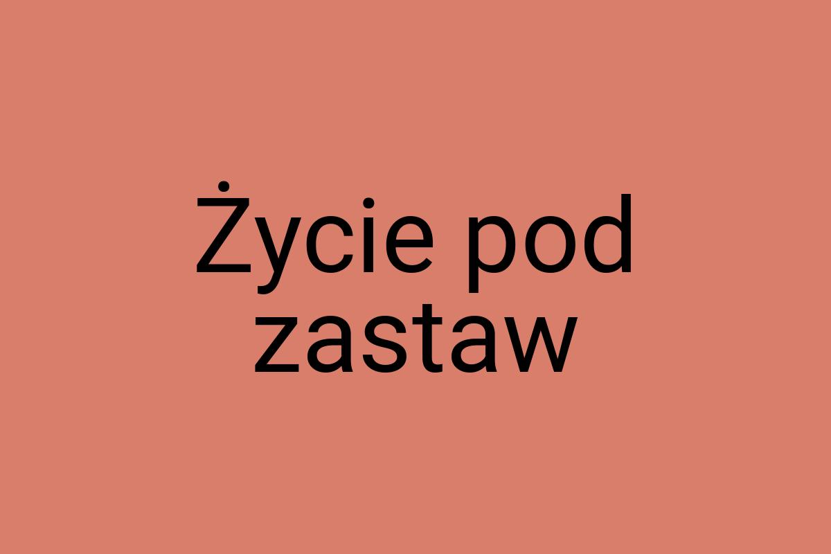 Życie pod zastaw