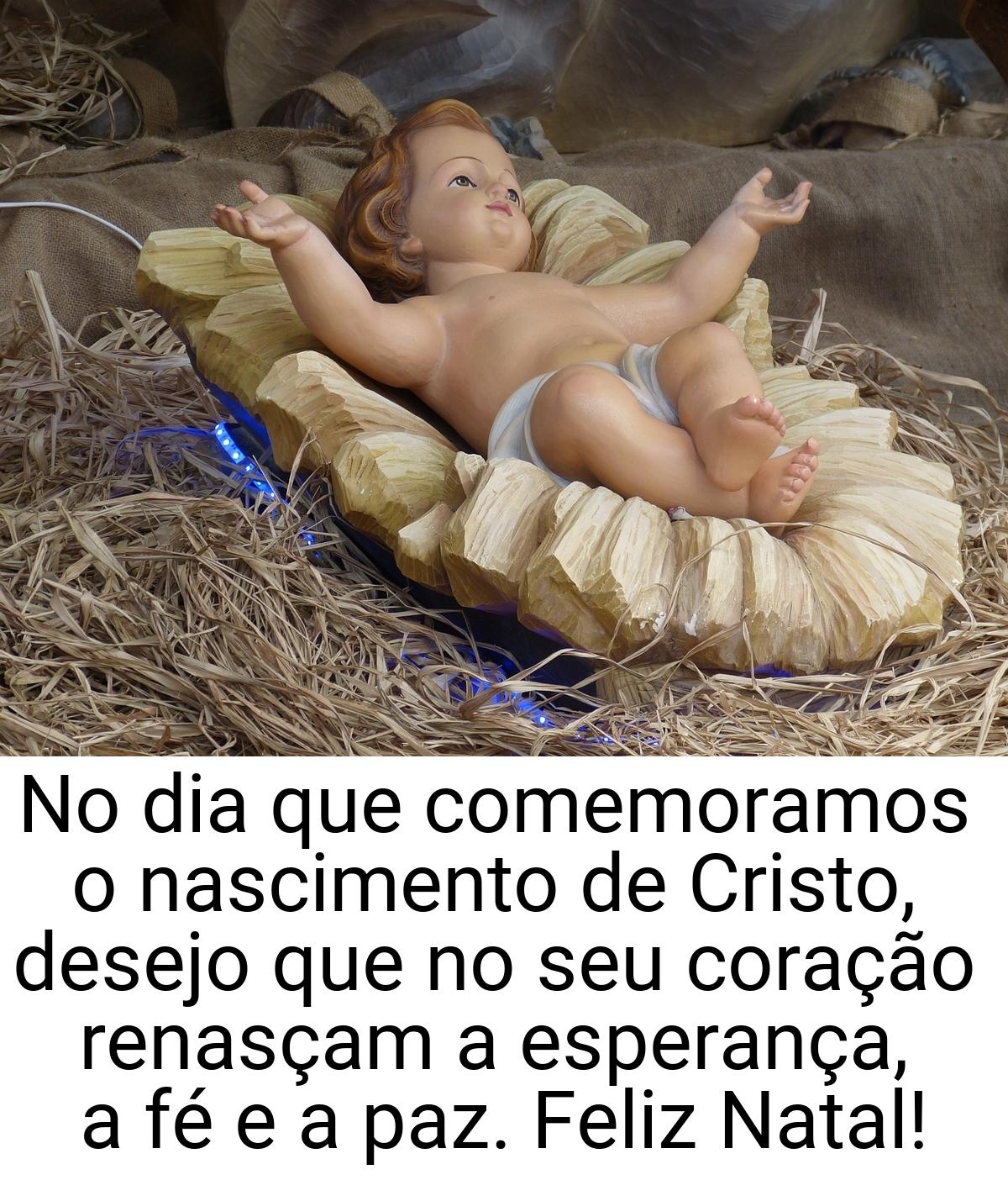 No dia que comemoramos o nascimento de Cristo, desejo que