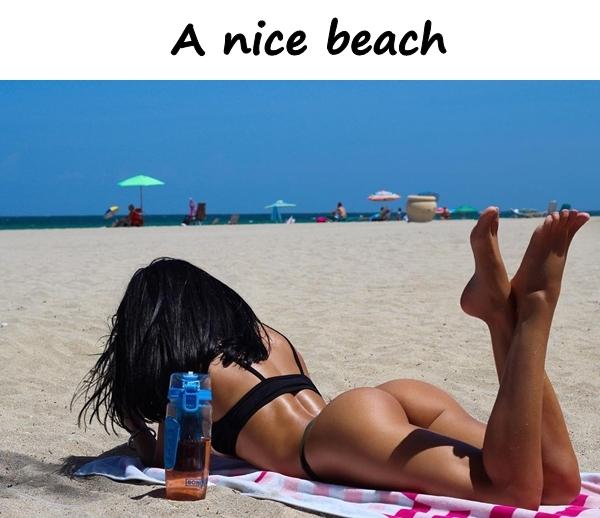 A nice beach