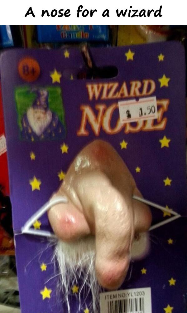 A nose for a wizard