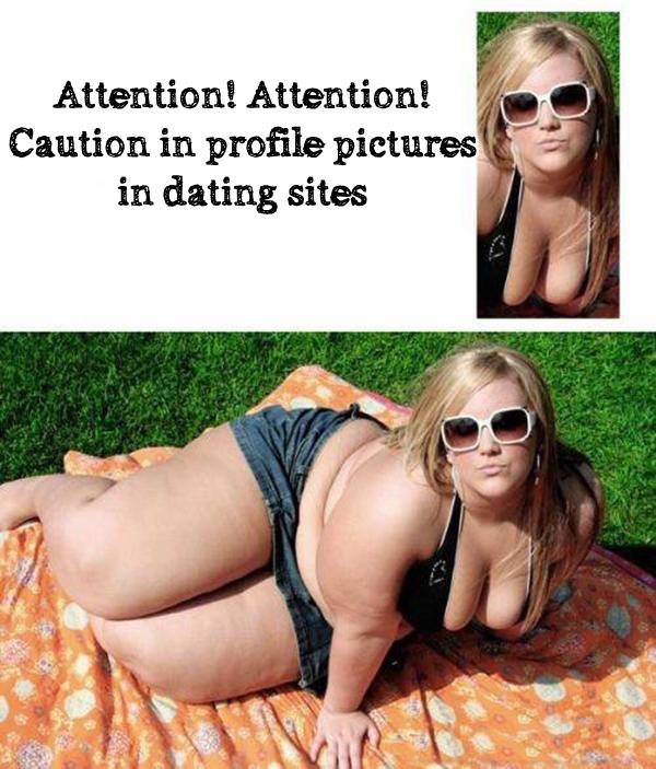 Attention! Attention! Caution in profile pictures in dating