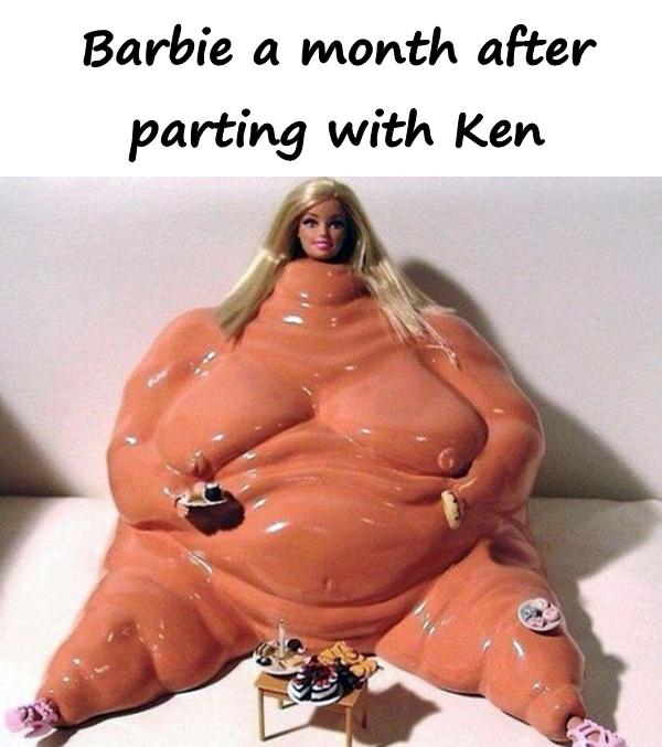 Barbie a month after parting with Ken