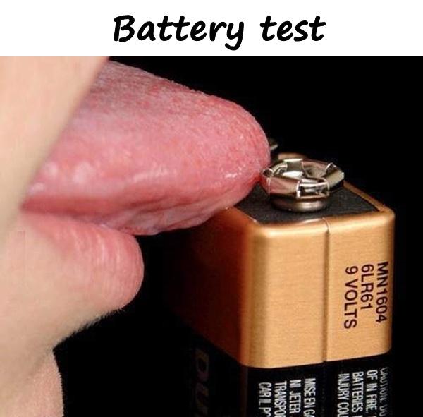 Battery test