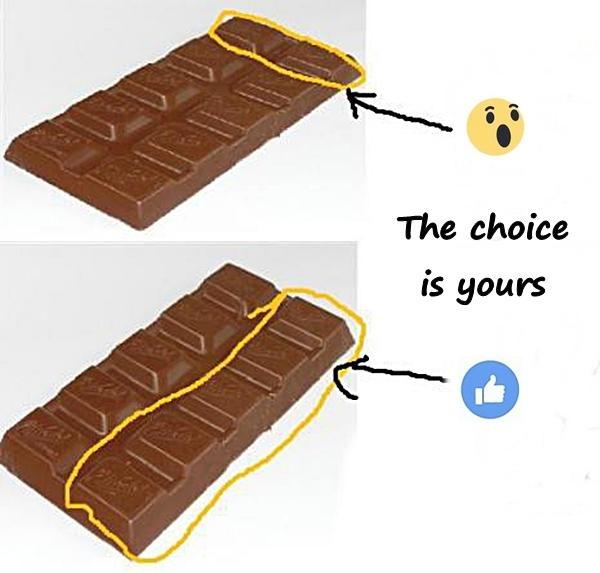 Chocolate - The choice is yours