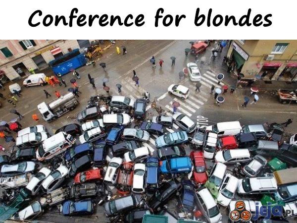 Conference for blondes