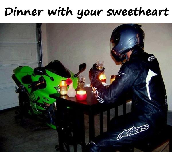 Dinner with your sweetheart