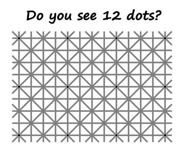 Do you see 12 dots