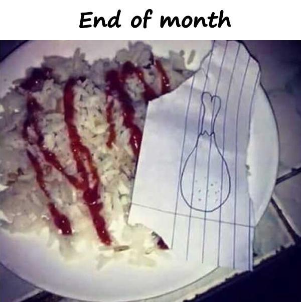 End of month