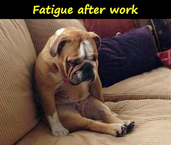 Fatigue after work