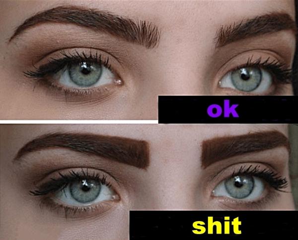 Female eyebrows