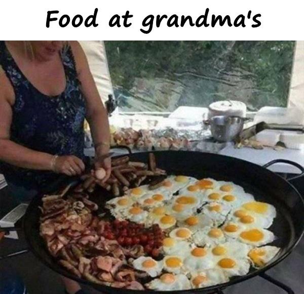 Food at grandma's