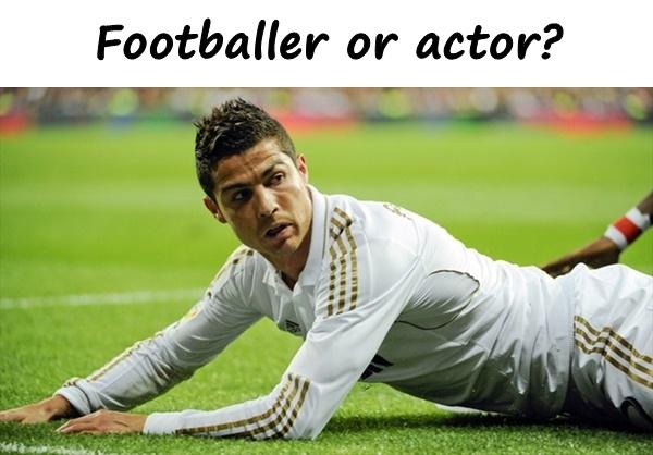 Footballer or actor