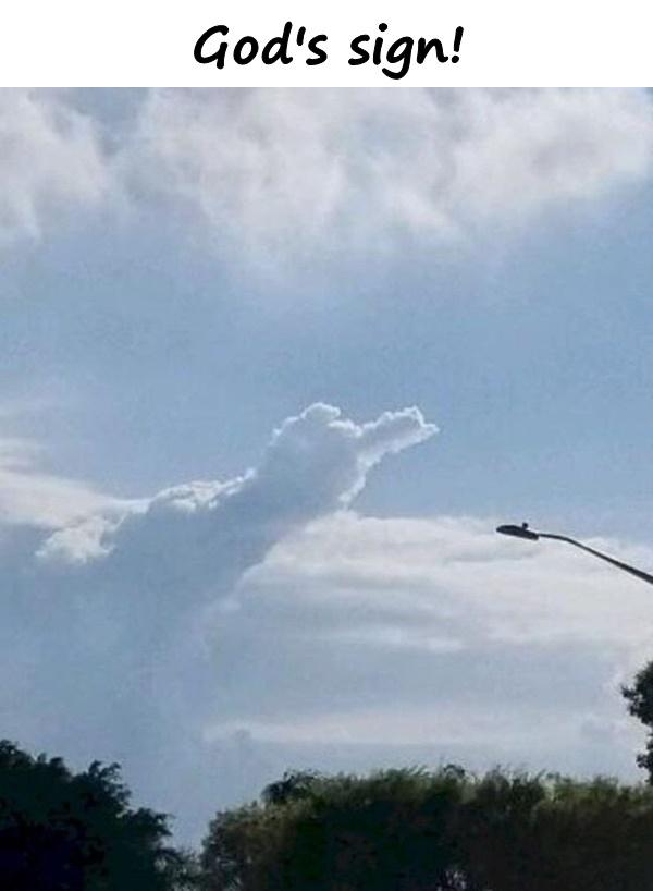 God's sign