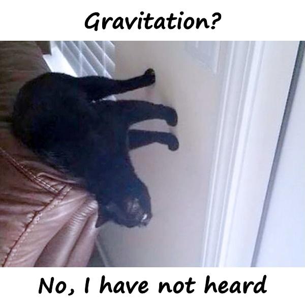 Gravitation? No, I have not heard