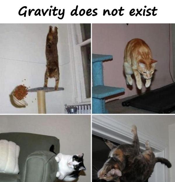 Gravity does not exist