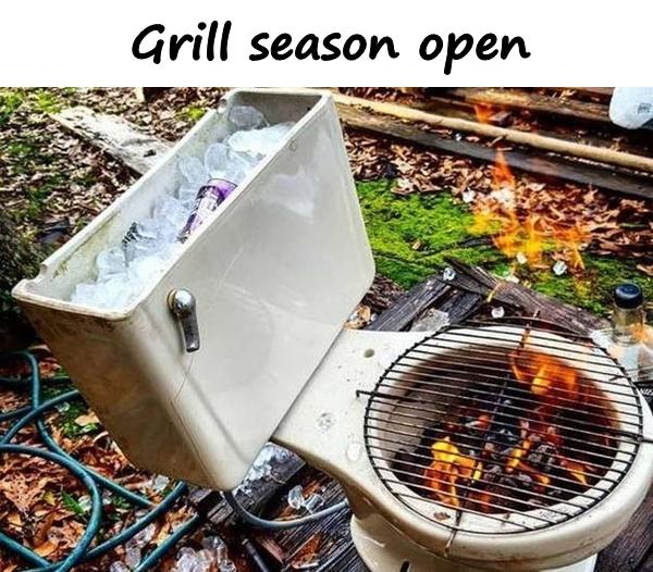 Grill season open