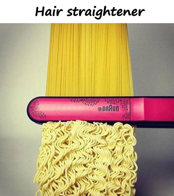 Hair straightener