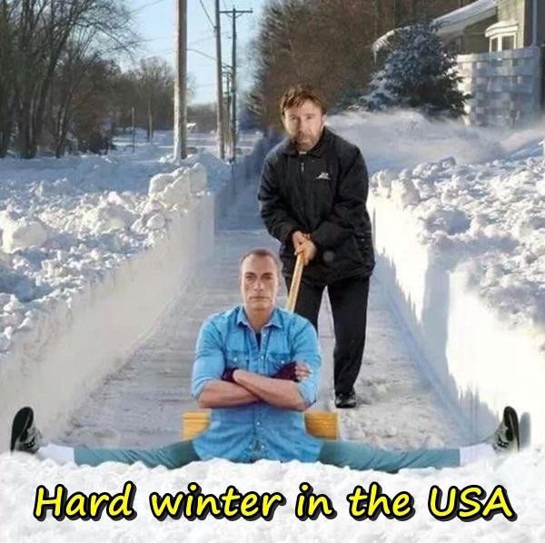 Hard winter in the USA