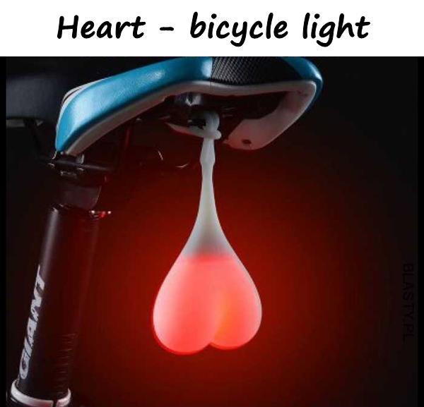 Heart - bicycle light