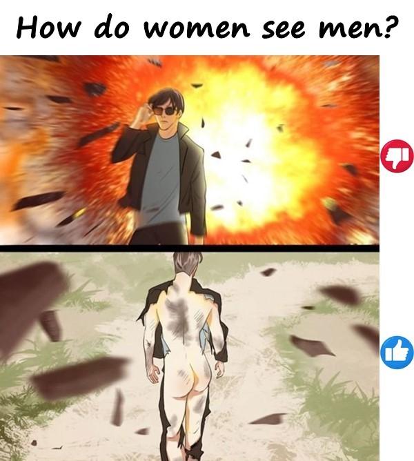 How do women see men