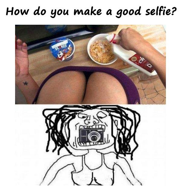 How do you make a good selfie