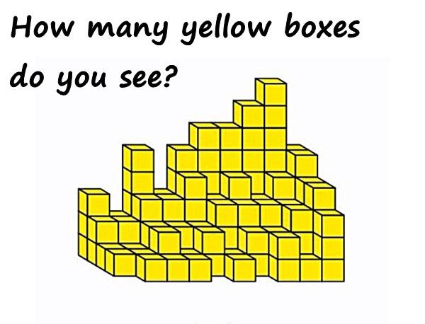 How many yellow boxes do you see