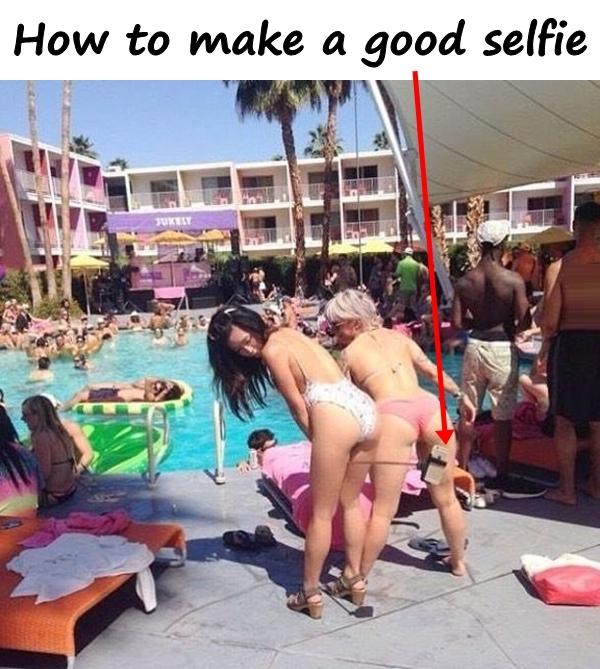 How to make a good selfie