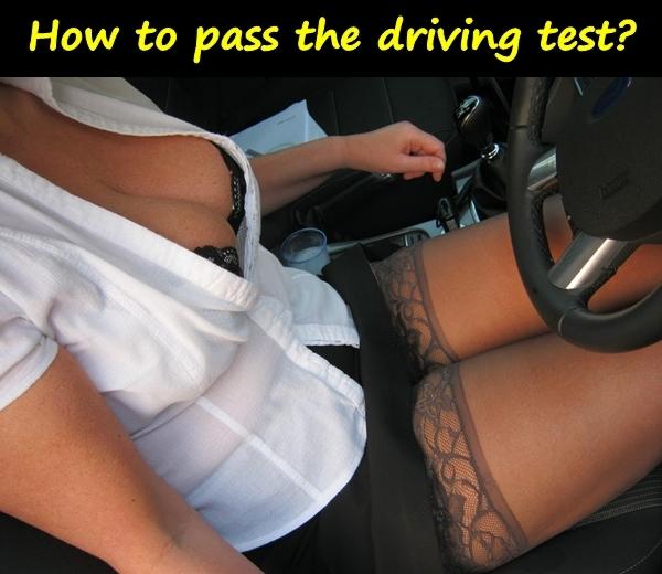 How to pass the driving test