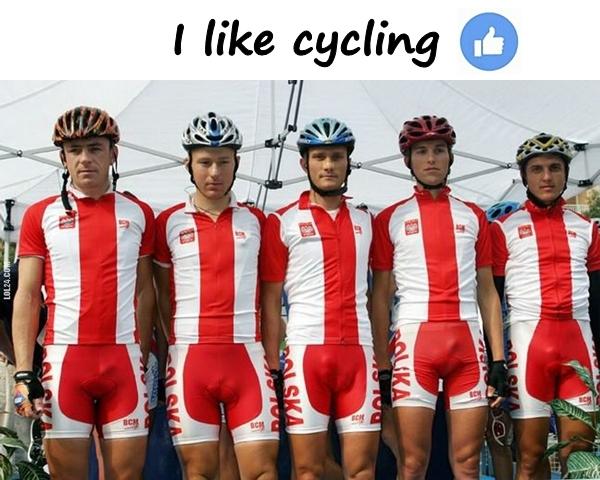 I like cycling