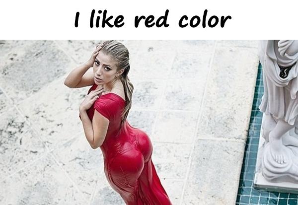 I like red color