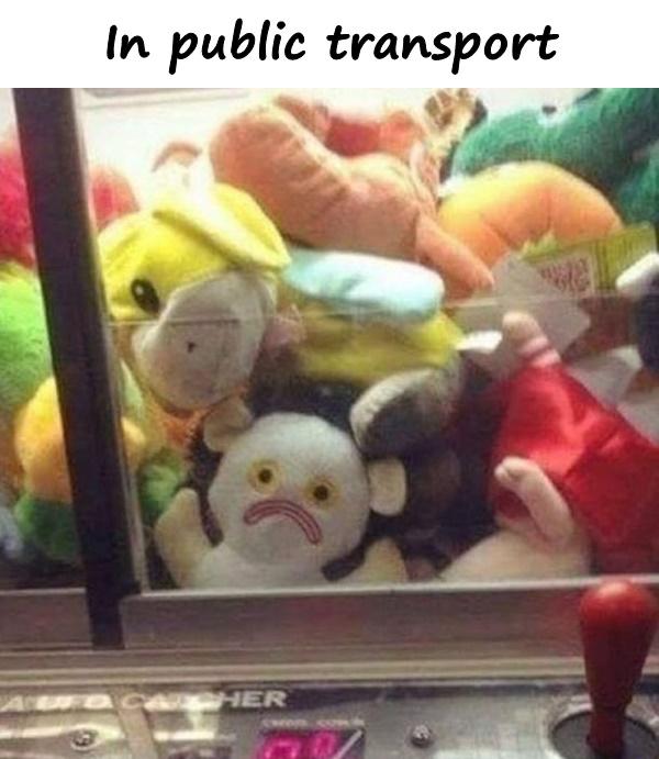 In public transport