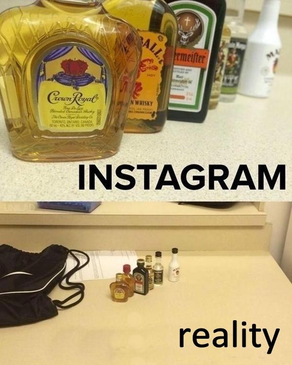 Instagram vs. reality