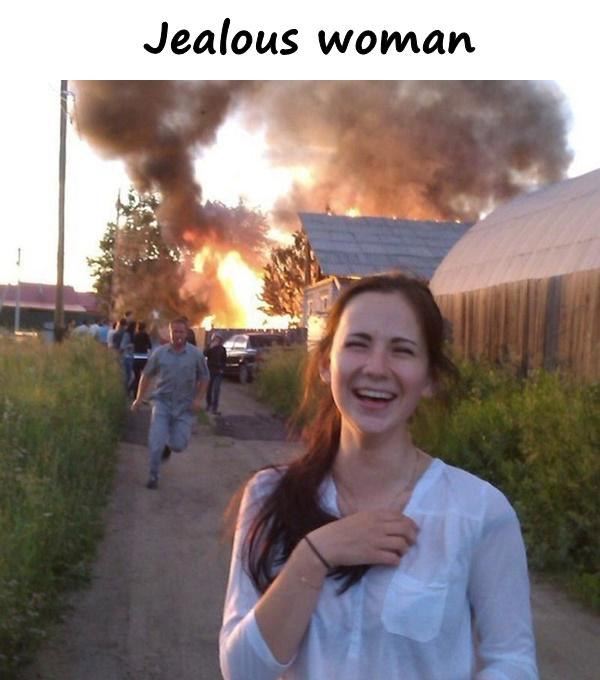 Jealous woman