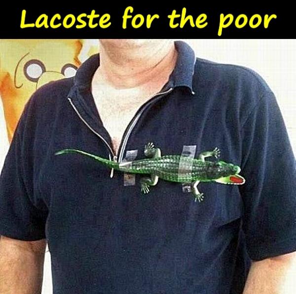 Lacoste for the poor