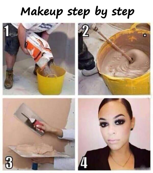 Makeup step by step